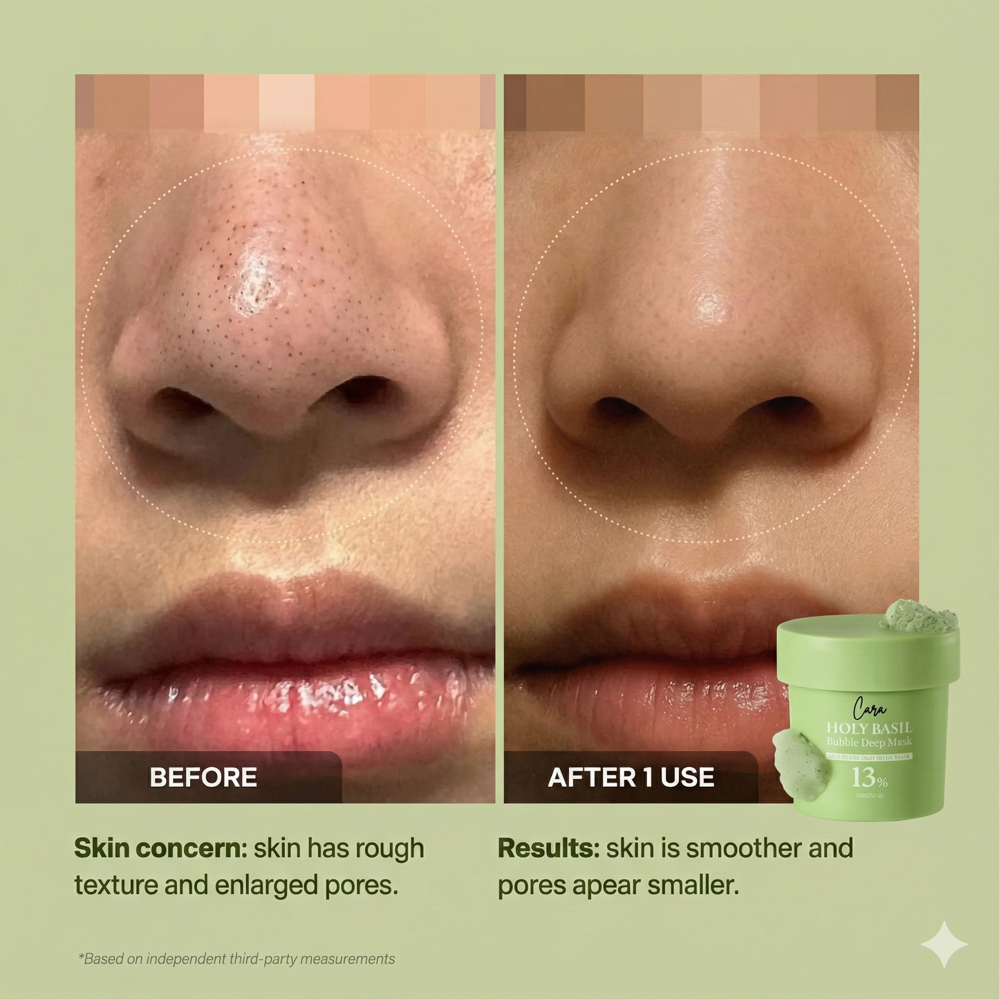 Cara Holy Basil Pore-Detox Bubble Mask