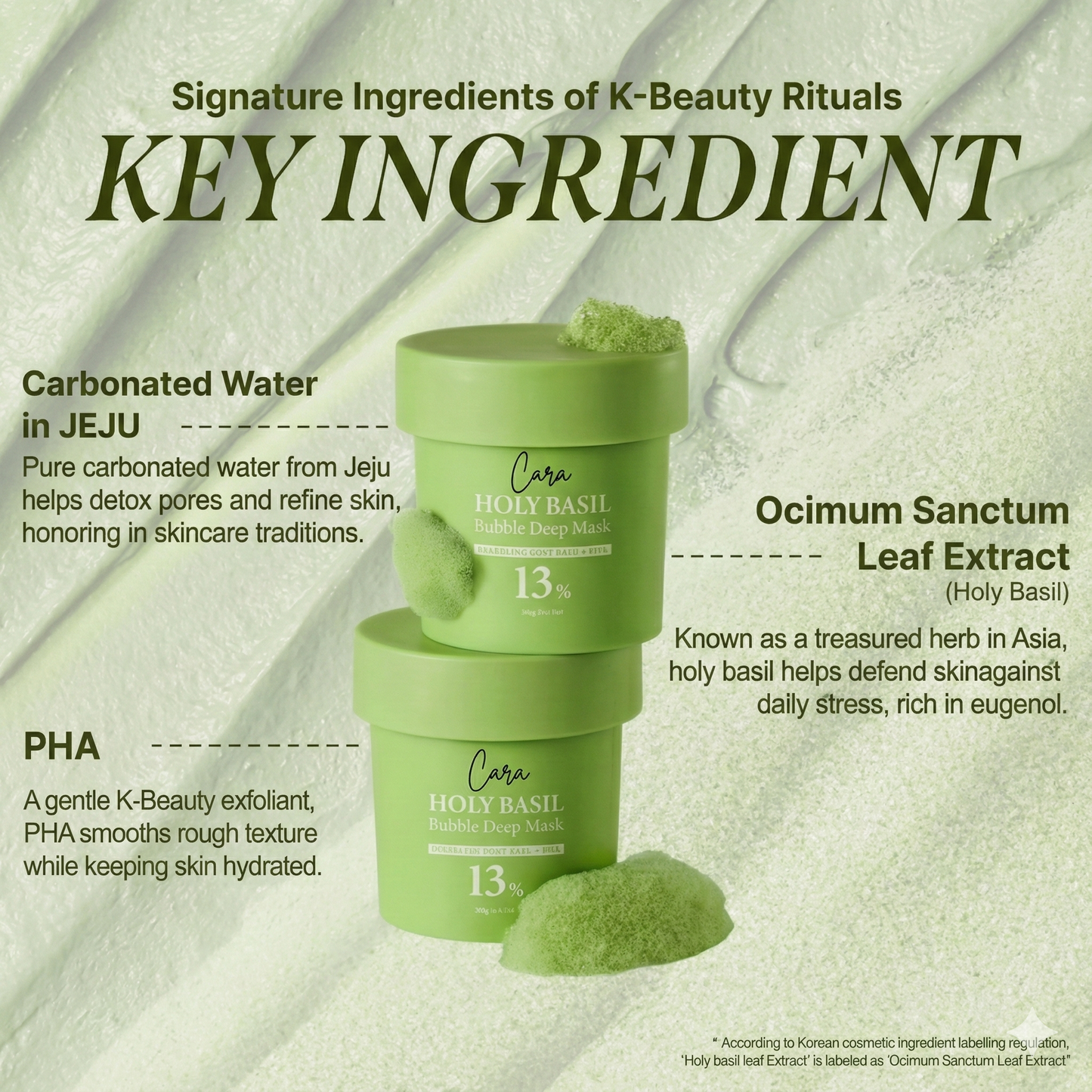 Cara Holy Basil Pore-Detox Bubble Mask